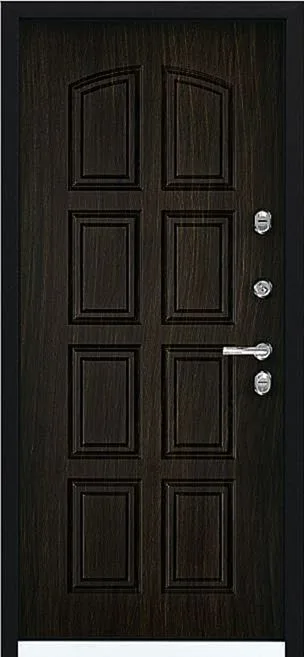 Входная дверь Continental-16 (Порошковое напыление / МДФ Филенчатый)